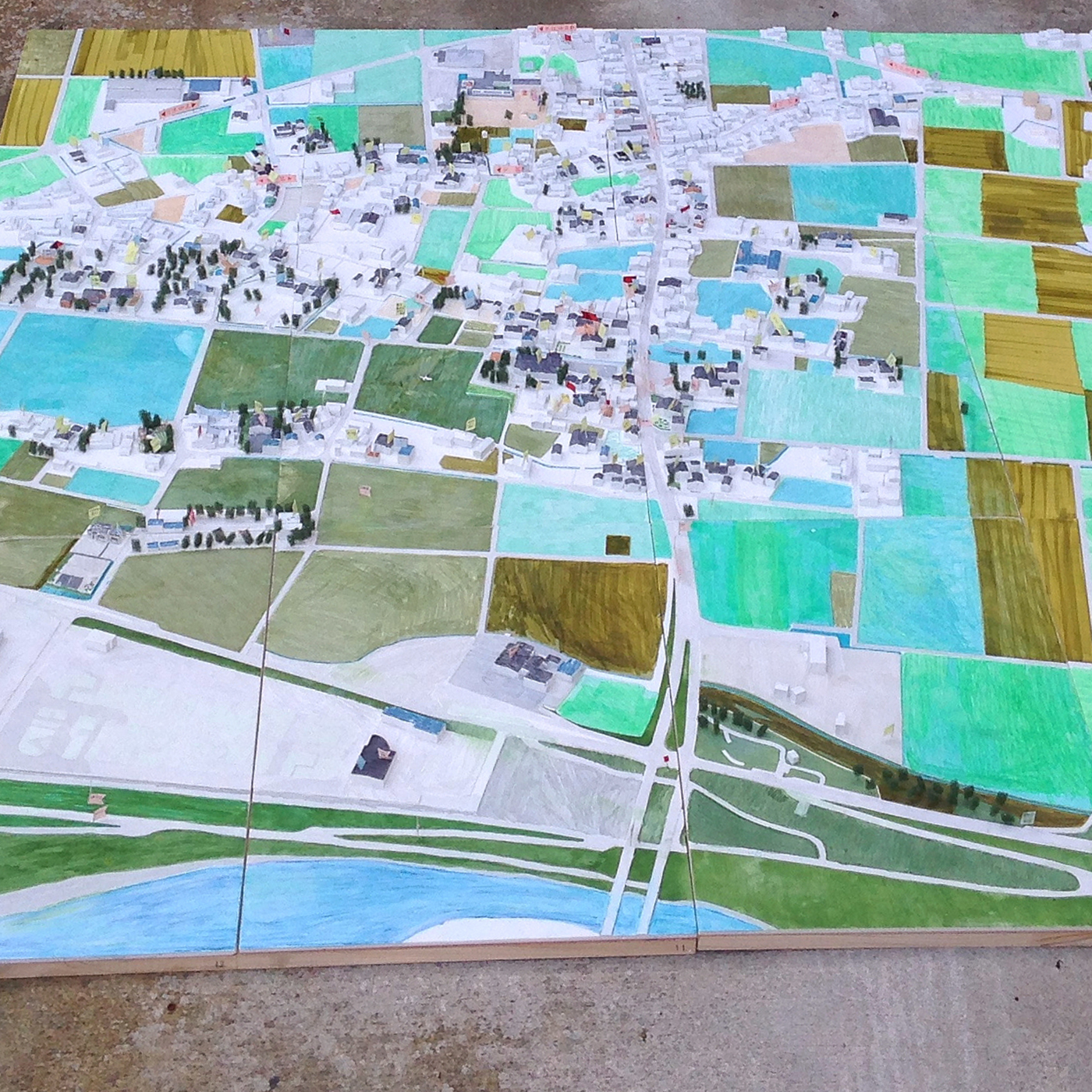 「ものがたり俯瞰絵図＠太田」ジオラマ制作について