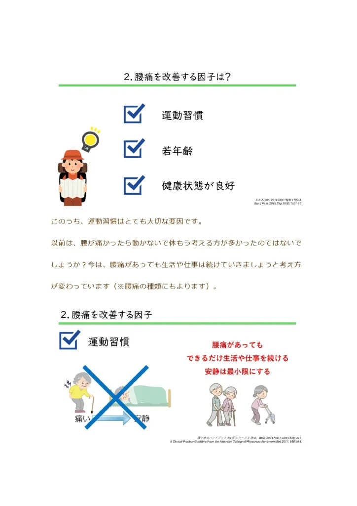 腰痛あれこれ講座