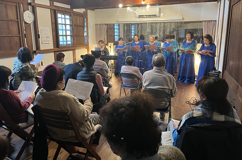 修養棟でのイベント開催時の風景