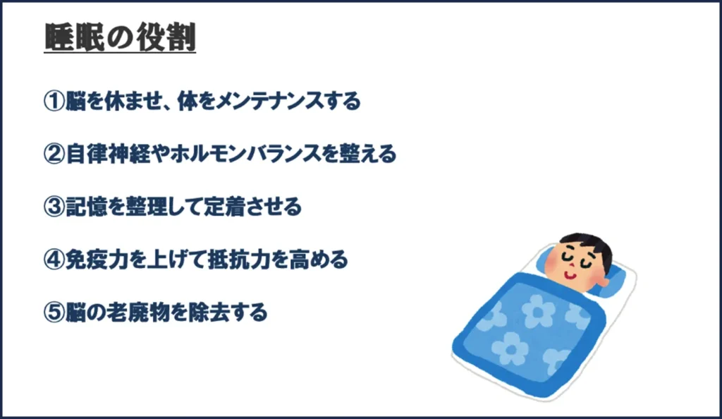 眠りを整える