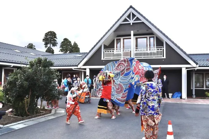 地元太田地区の獅子舞