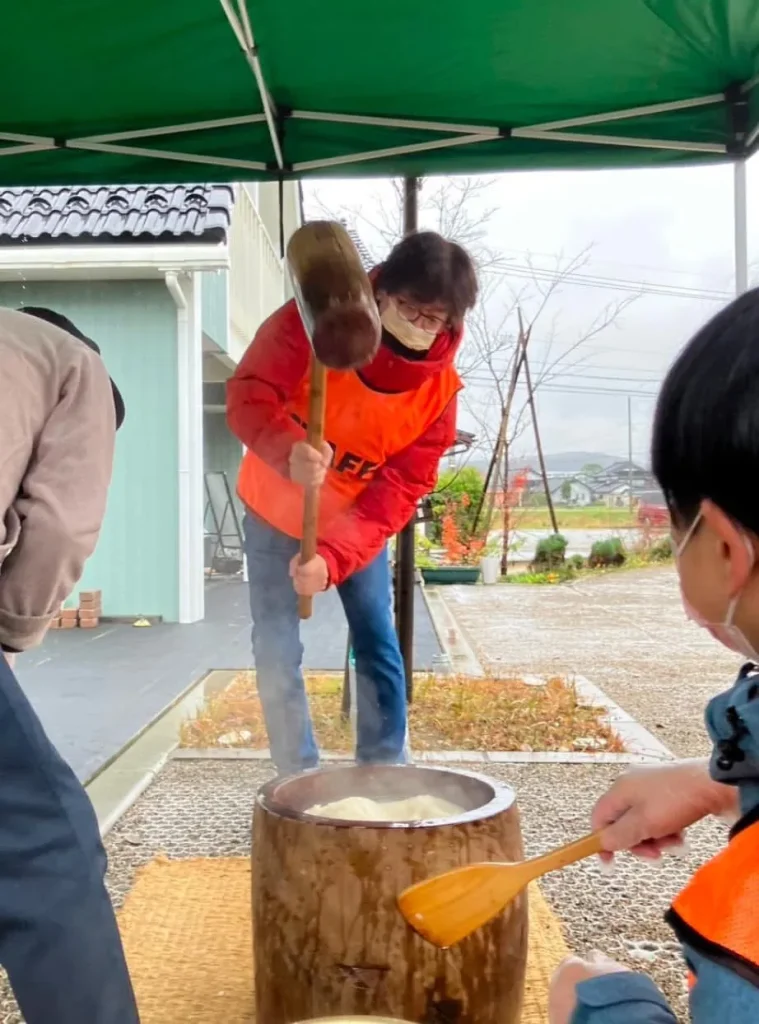 第8回ものがたりの街 餅つき大会大成功