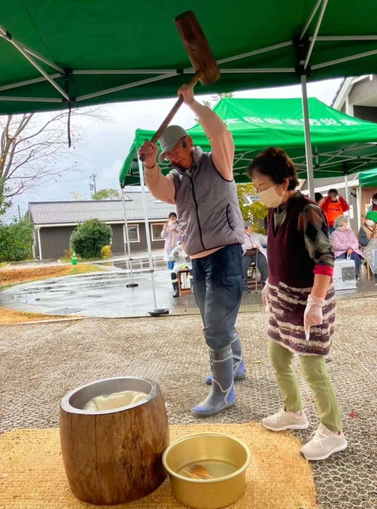餅つき大会
