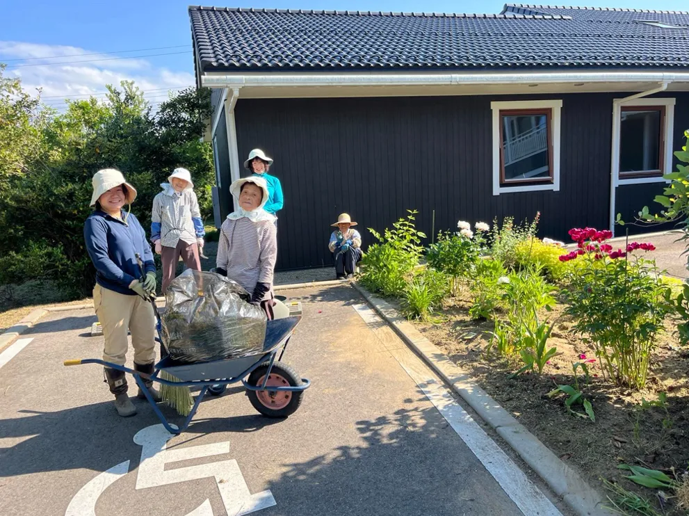 ６月にお花を植える準備