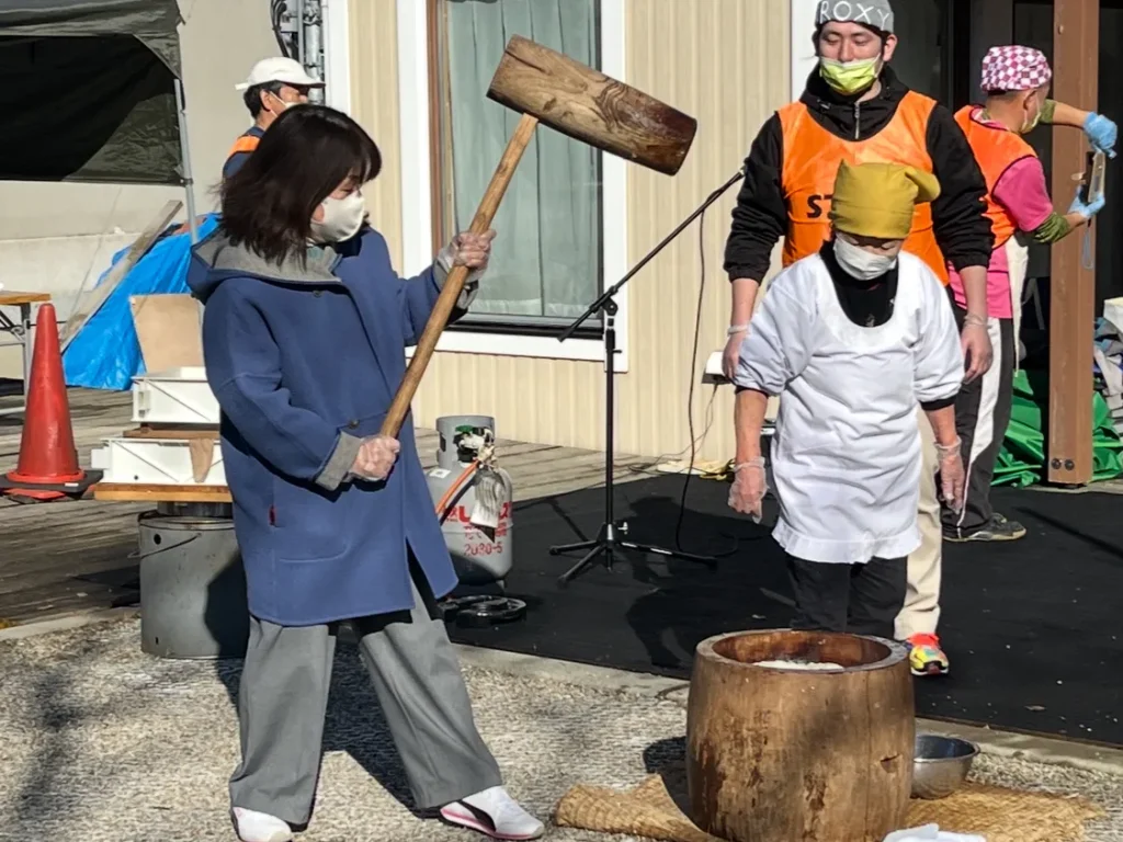 餅つき大会