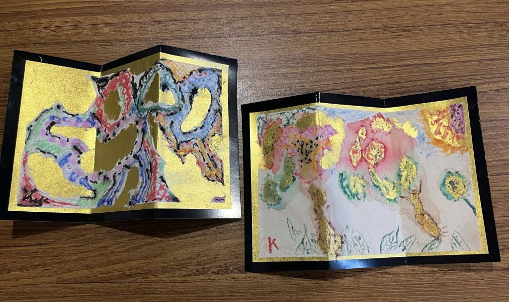 臨床美術(金色屏風絵)