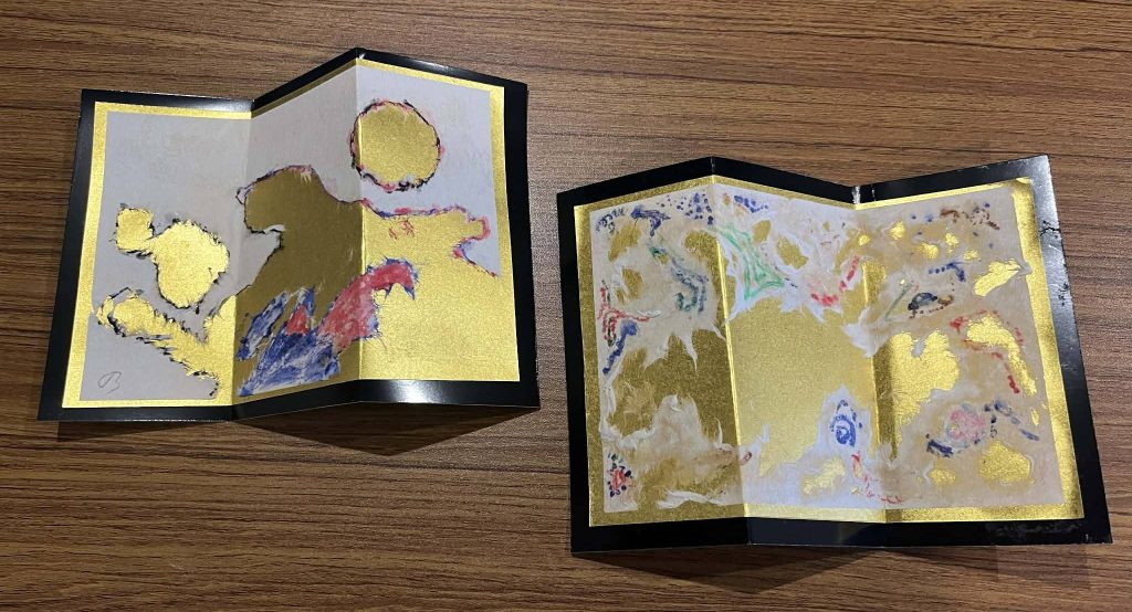 臨床美術(金色屏風絵)