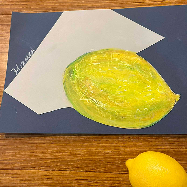 臨床美術（きらきらきらめくレ・モ・ン）