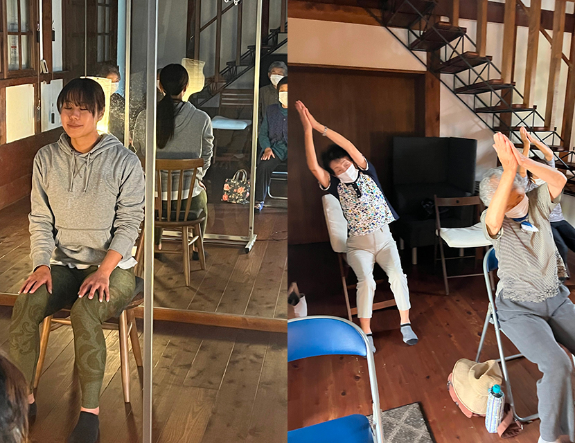 座ってできる簡単ヨガ