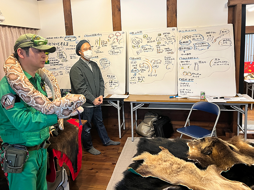熊から学ぶ、人と自然の境界線。高地匡樹さんと考える「生き物との向き合い方」イベント開催報告