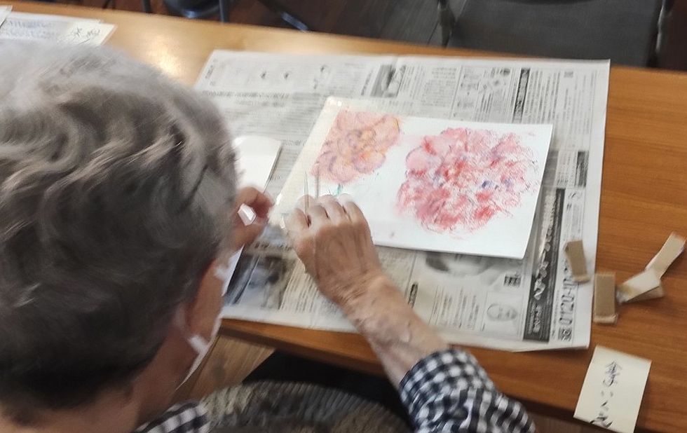 五感で描く臨床美術~幻想的な紫陽花のアートワーク~
